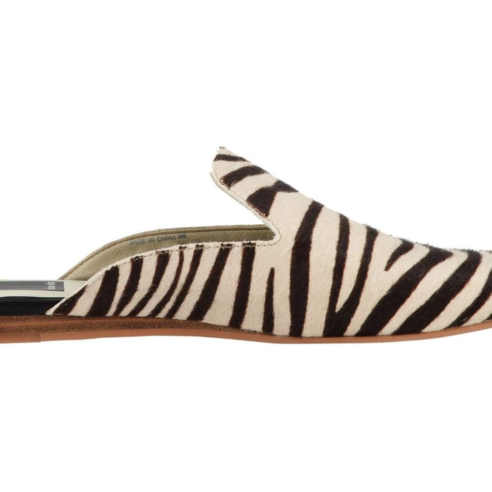 Zebra Print Mule